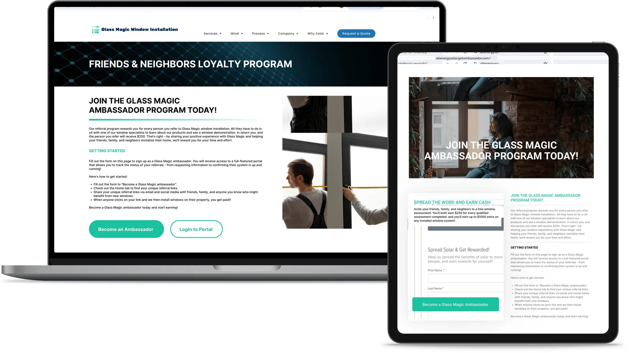 Landing Page & Enrollment-Residential