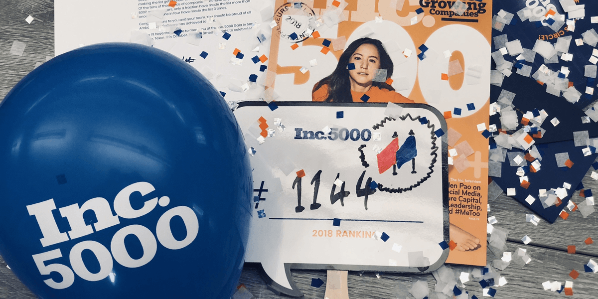 Ambassador Software Ranked on the Inc. 5000 for the 3rd Consecutive Year!