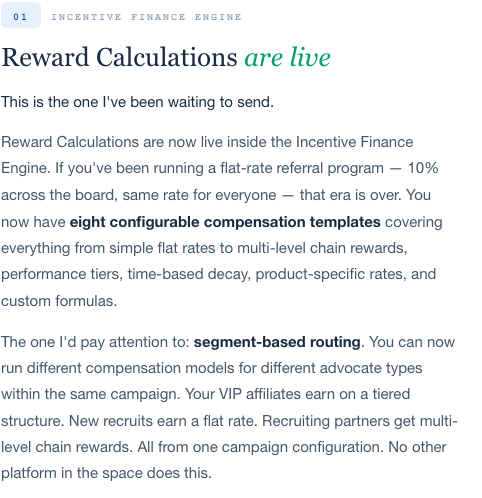 Reward Calculations: Precision Compensation for Modern Partner Programs